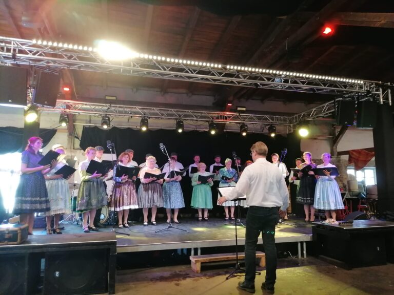 Auftritt im Bunten Bahnhof in Cottbus